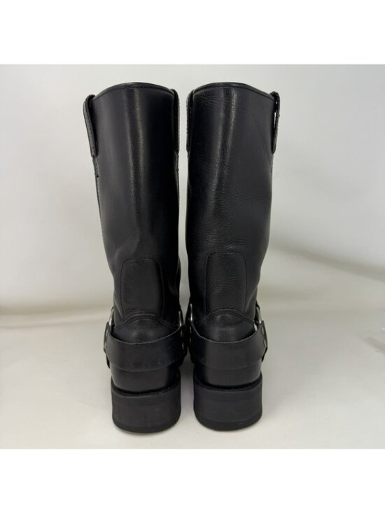 Harley Davidson Hustin Leather Harness Boots Black main image 5
